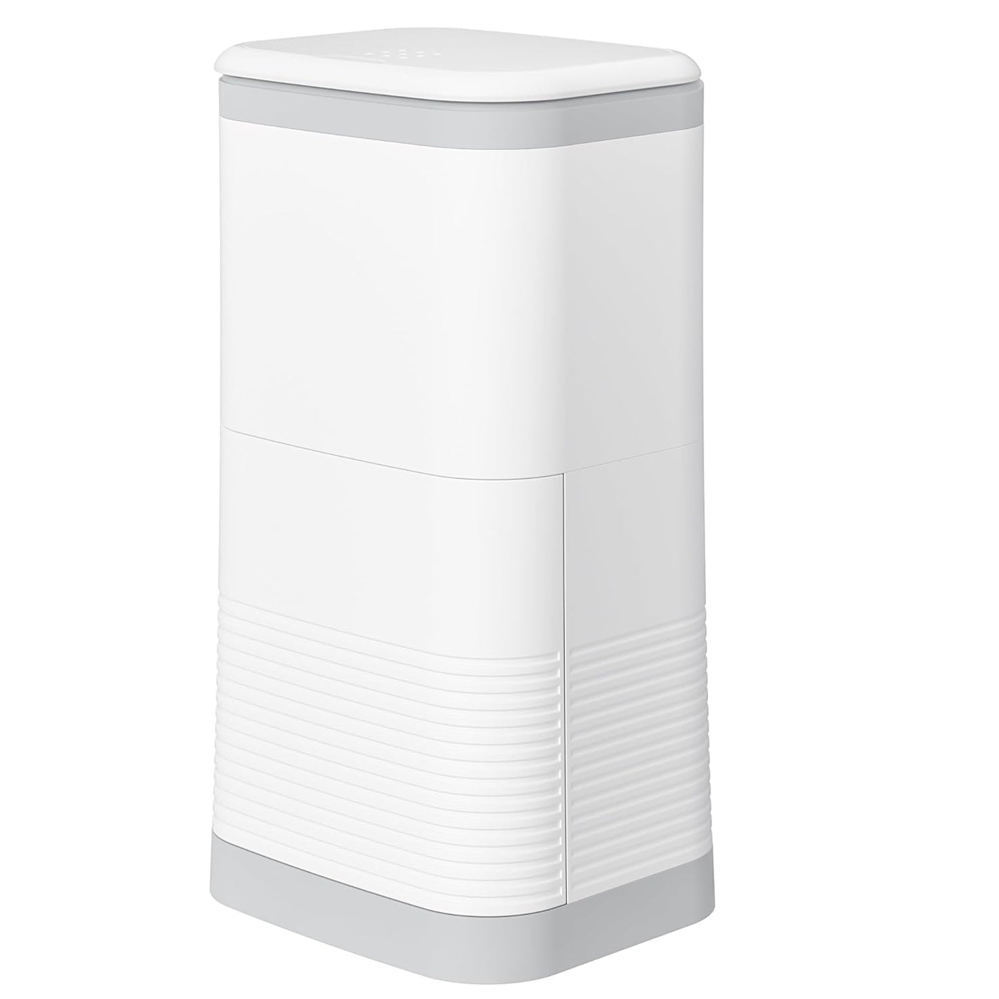 Diaper Pail Odor Locking, with Child-Safe Lock, Cost-Effective Refill System, Holds up to 20 Newborn Diapers, White