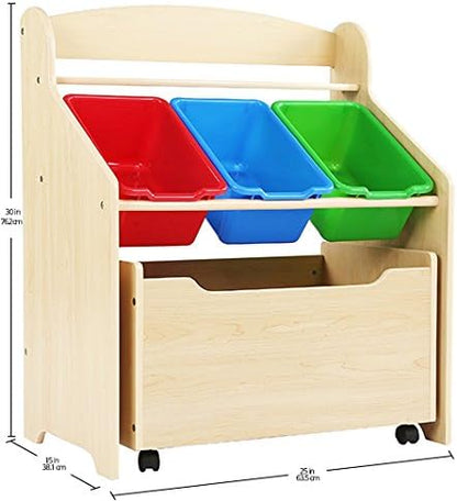Humble Crew Kids' Store-All Unit, Natural Finish (TB816)