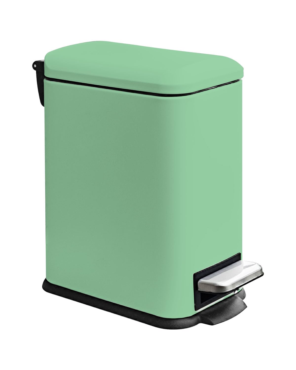 Diaper Pail, Airtight Odor Control Baby Diaper Bin with Childproof Lock, Stainless Steel Garbage Pail with lid, 15 Liter/ 4 Gallon Compact Nursery Trash Can with Removal Inner Liner, Blue