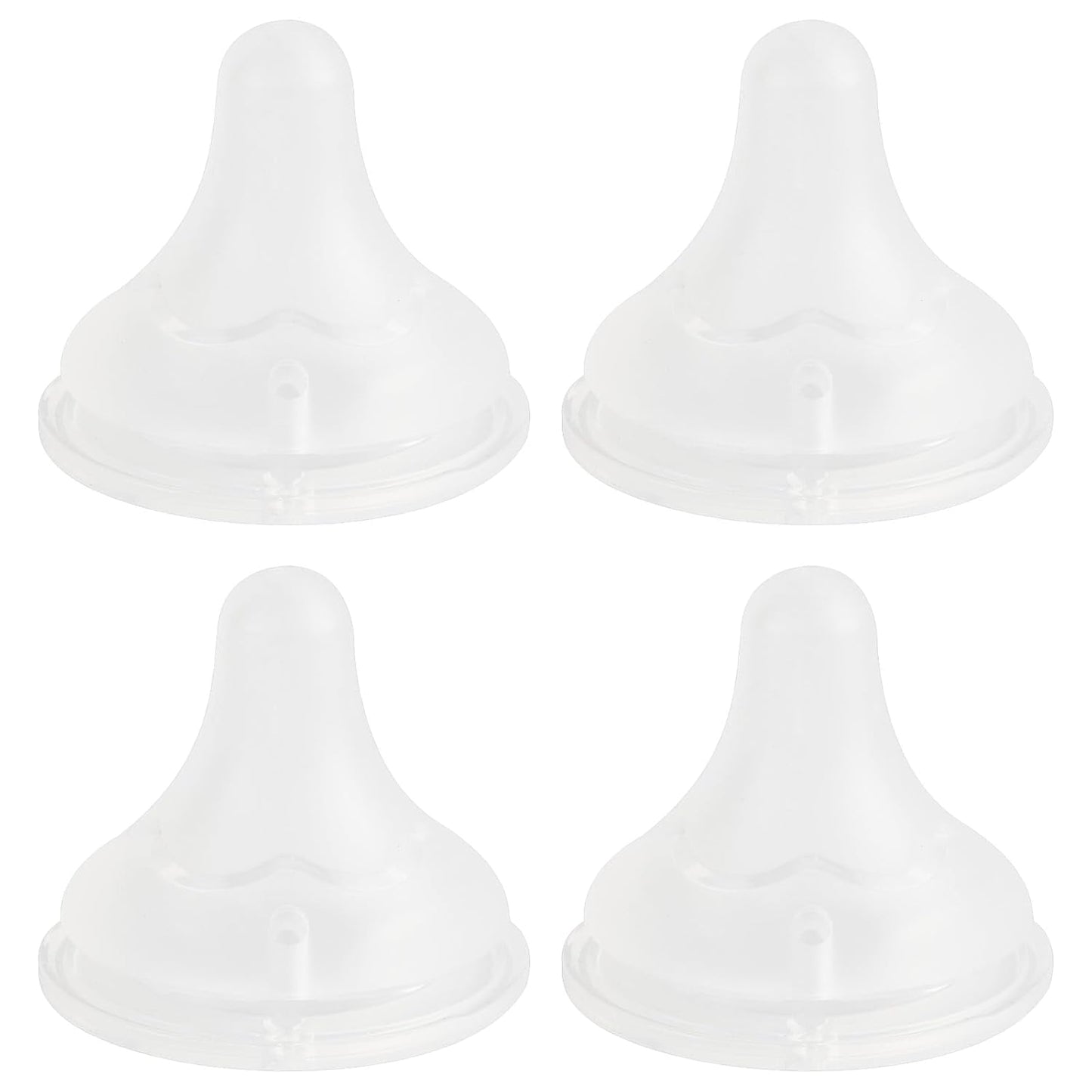 Silicone Nipple (S) for Spectra Baby Bottles, Slow Flow, 0m+, 4 Count