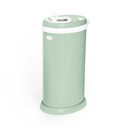 Ubbi Steel Diaper Pail, Odor Locking, No Special Bag Required, Award-Winning, Registry Must-Have, White