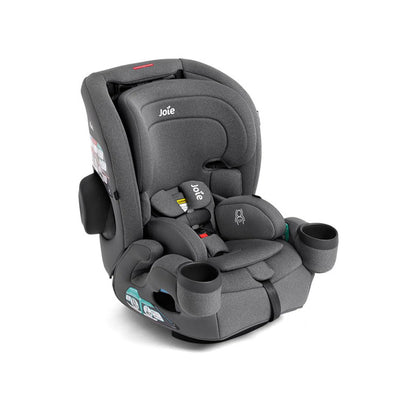 Joie Saffron SI 4-in-1 Car Seat – Car Seat for Infants to Toddlers to Big Kids - 4 Modes, 10-Position No-Rethread Headrest & Harness (Thunder)