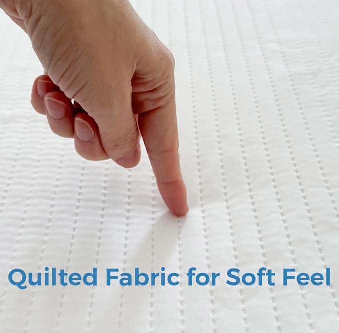 Dreamology Crib Mattress Protector Waterproof,Crib Mattress Pad Cover,2 Pack,100% Waterproof, Noiseless & Machine Wash Standard Mattress Protector Sheet,Quilted Mattress Protector, 52" x 28"