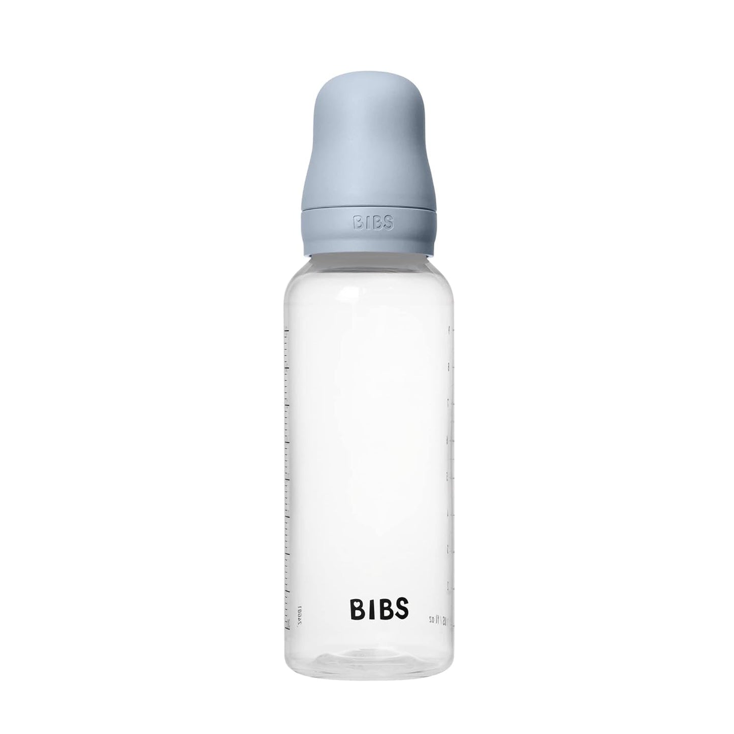 BIBS Baby Bottle 5 oz / 150 ml Silicone Nipple 2 Pack - Anti-Colic, BPA-Free, Round Nipple, Slow Flow, Lightweight & Easy to Clean, Suitable for Newborns 0+ Years - Ivory