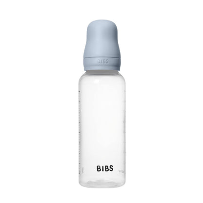 BIBS Baby Bottle 5 oz / 150 ml Silicone Nipple 2 Pack - Anti-Colic, BPA-Free, Round Nipple, Slow Flow, Lightweight & Easy to Clean, Suitable for Newborns 0+ Years - Ivory