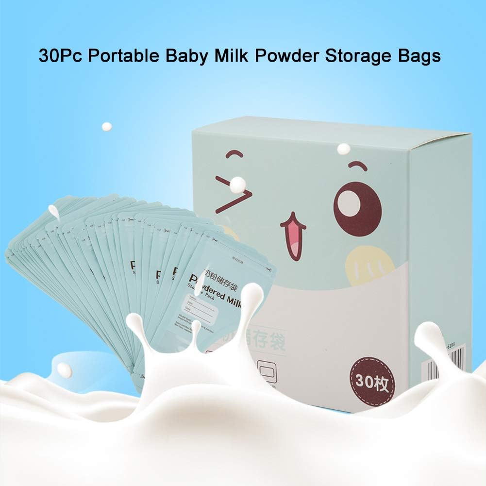 Yosoo Milk Powder Storage Bags, 30 Pcs Disposable & Portable, Double Seal Leak Proof, Pre-Measured 50g Portions, for Travel & On The Go Feeding