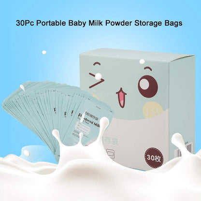 Yosoo Milk Powder Storage Bags, 30 Pcs Disposable & Portable, Double Seal Leak Proof, Pre-Measured 50g Portions, for Travel & On The Go Feeding