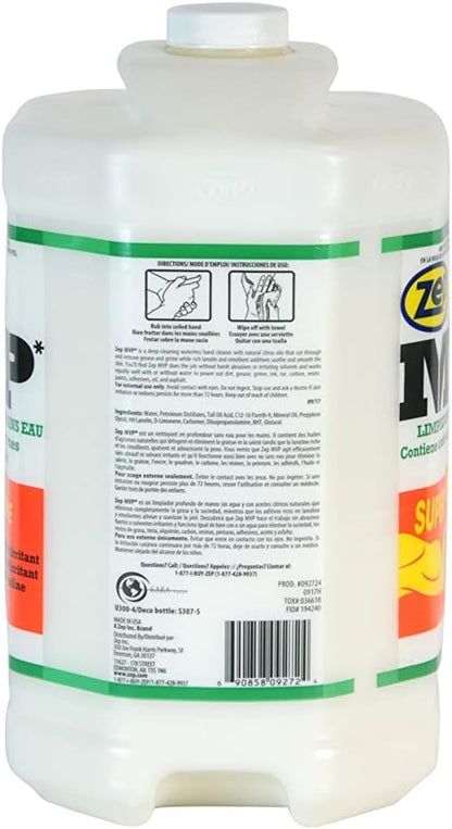 Zep MVP Waterless Hand Cleaner and Zep D-4000 Hand Soap Dispenser - 1 Gal (Case of 4) - 323024 - Super Strength Formula Leaves Hands Feeling