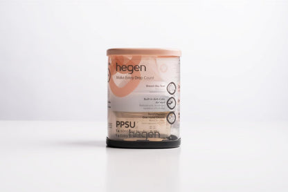 hegen Baby Bottles - Anti Colic Baby Bottles Wide Neck - Breastfeeding System 5 oz with Slow Flow Teats (2 Pack)