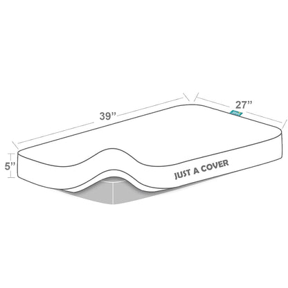 Pack and Play Sheets Mattress Pad Protector Fitted Waterproof Playard Mattress Cover, Compatible with Graco Pack n Play & Dream On Me & Pamo Babe, Playpen/Playard Sheet Quilted, Gray, 39" x 27"
