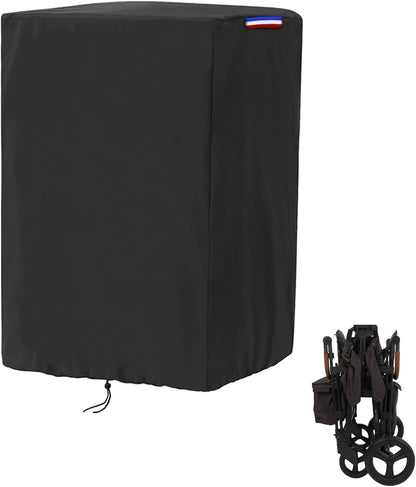 Wagon Cover Compatible with Wonderfold Wagon W4 Original(Cover Only),Waterproof 420D Stroller Wagon Covers for Keenz Wagon Stroller 4 seater-29"L x 28"W x 43"H