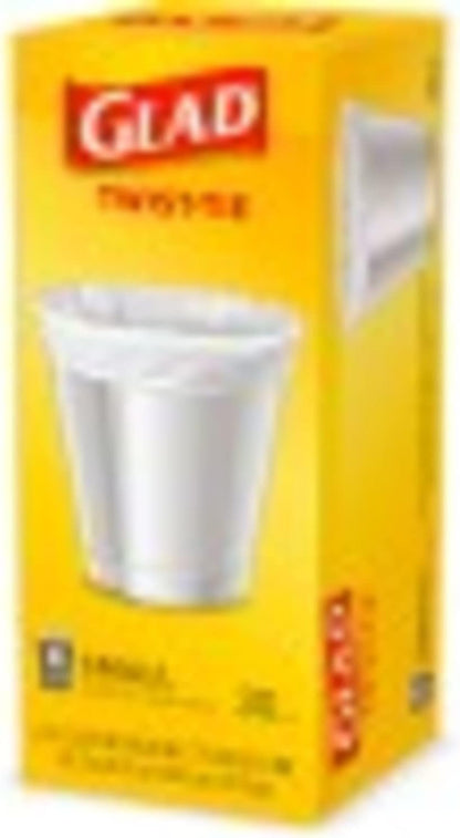 Glad Small Trash Bags - 4 Gallon - 30 Count (Pack of 6)