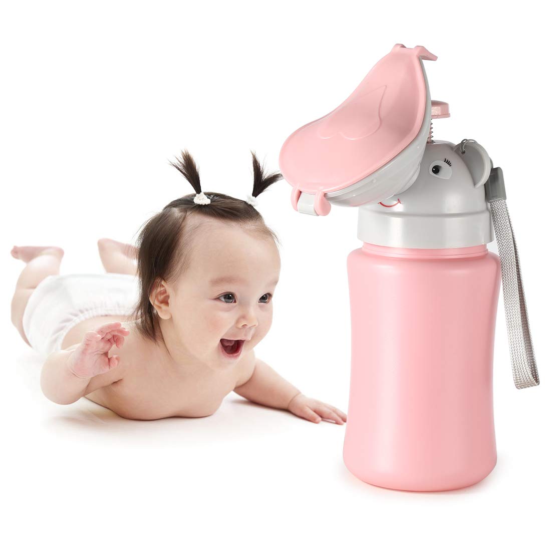 ONEDONE Portable Baby Child Potty Urinal Emergency Toilet for Camping Car Travel and Kid Potty Pee Training (boy)