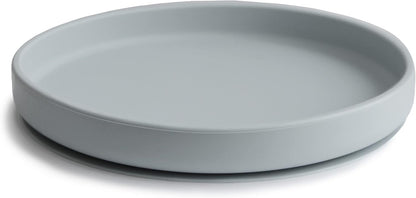mushie Classic Silicone Suction Plate | BPA-Free Non-Slip Design (Daffodil)