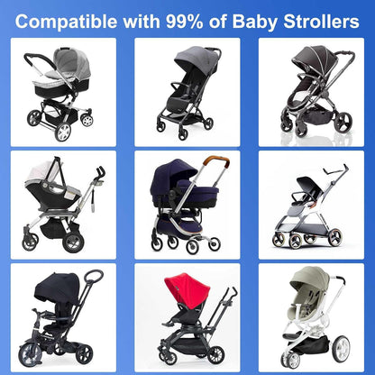 4 Pack Stroller Hooks, Universal Clips for Baby Strollers
