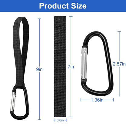4 Pack Stroller Hooks, Universal Clips for Baby Strollers