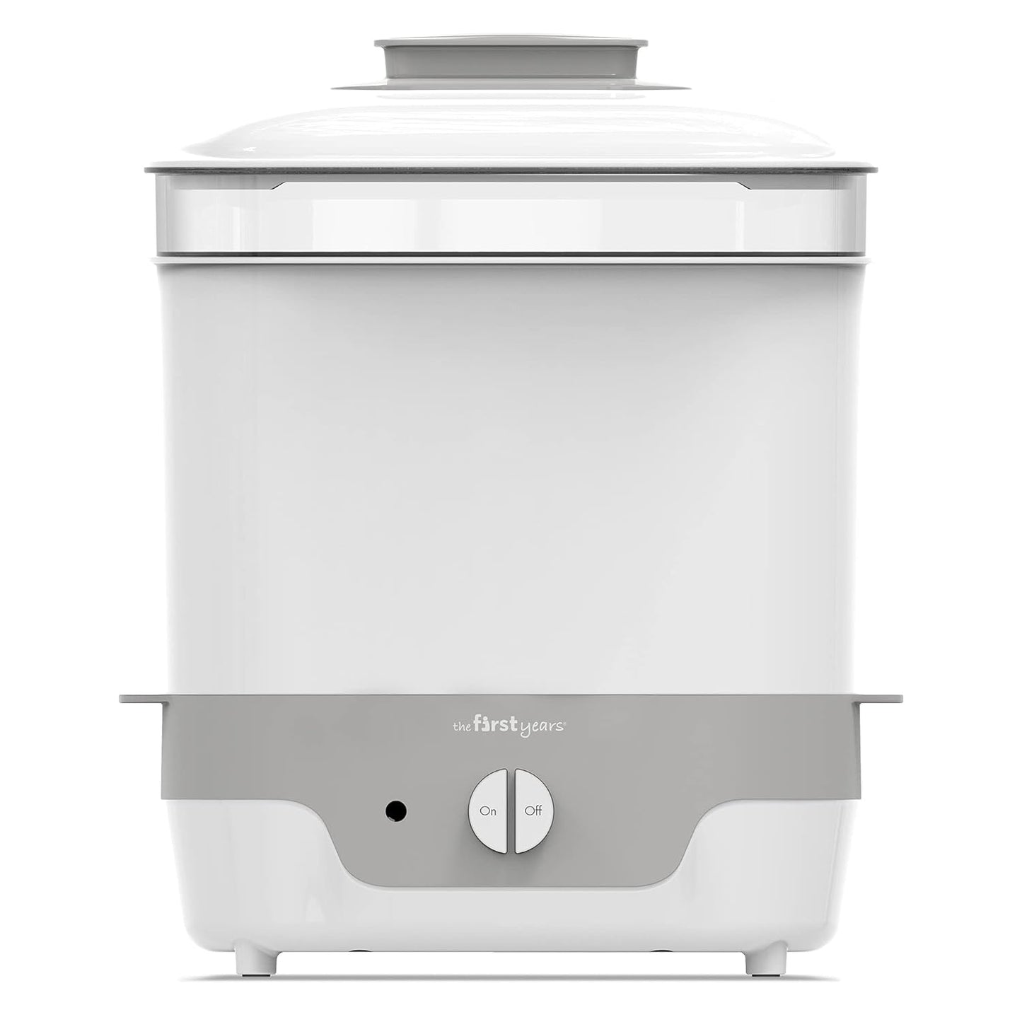 The First Years Modular Baby Bottle Sterilizer - Countertop Bottle Sterilizer - Sanitizes Baby Bottles, Baby Pacifiers, Breast Pump Parts - Baby Bottle Feeding Supplies