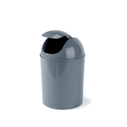 Umbra 1.25 Gallon Mini Waste Can with Removable Swing-Top Lid - Small Garbage Bin for Kitchen, Bathroom, Bedroom, Office - Compact Trash Can Fit Under Tables & Counters - Yellow