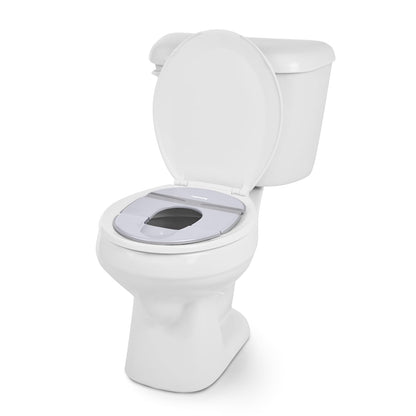 Ingenuity My Travel Potty, 2-in-1 Baby and Toddler Portable Potty Seat & Potty Ring, Lightweight Foldable, Includes Travel Bag & 3 Disposable Liners, Neutral
