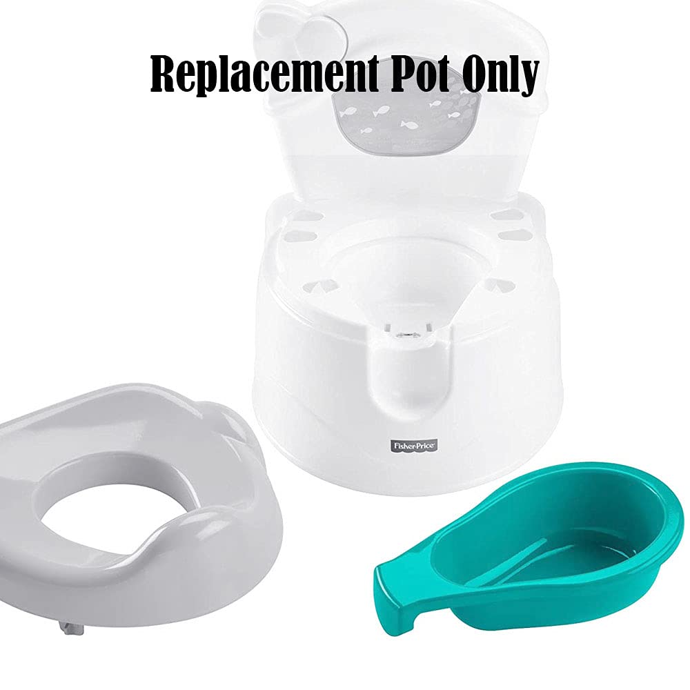 Replacement Seat for Sea Me Flush Potty Chair - GMP68 ~ Replacement Pot ~ Teal Color