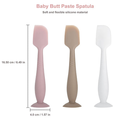 3 Pack Baby Diaper Paste Spatula, Newborn Diaper Cream Applicator, Suitable for Aquaphor & Desitin