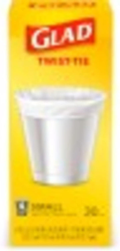 Glad Small Trash Bags - 4 Gallon - 30 Count (Pack of 6)