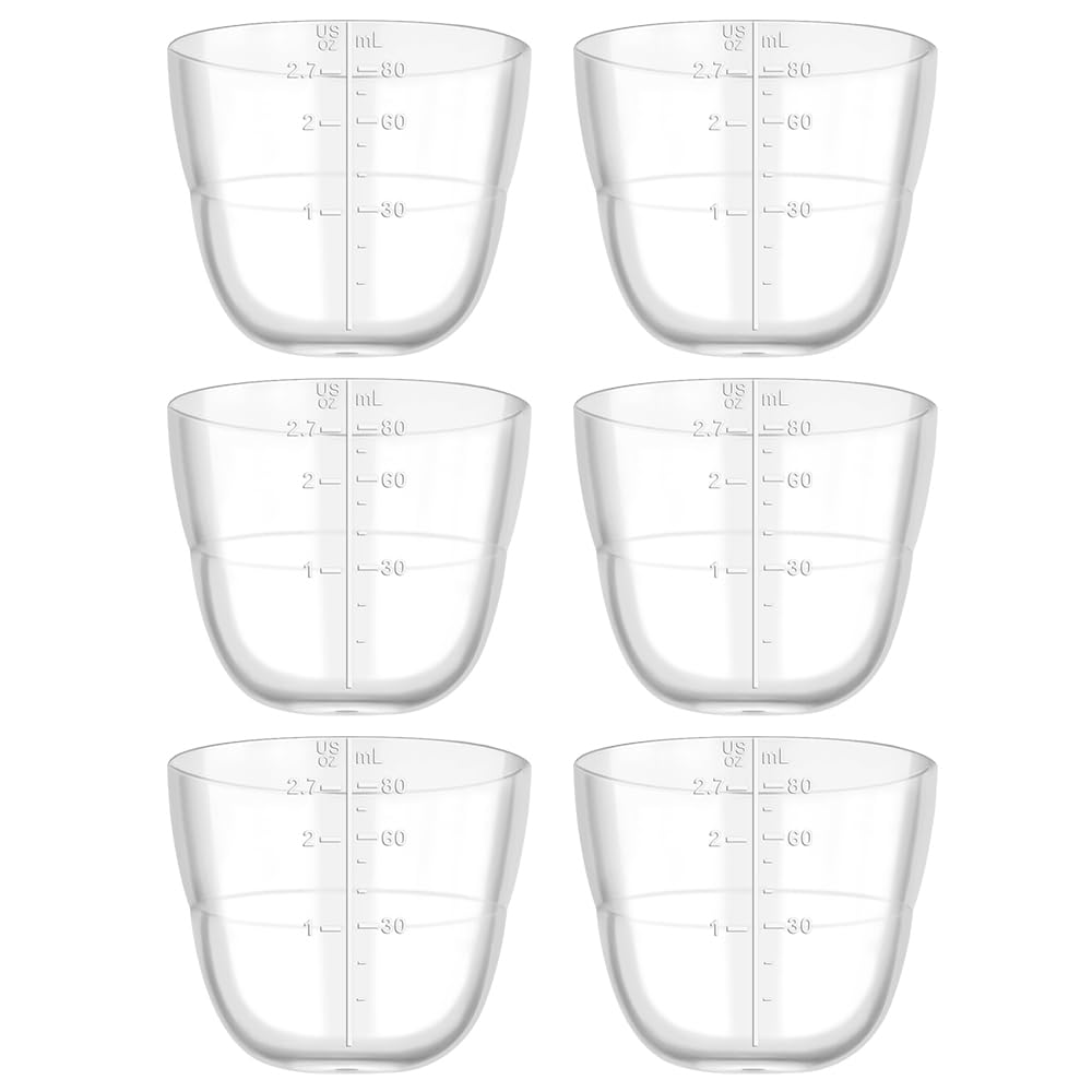 Maymom Screw Lids Aka Travel Caps with Rewritable Sealing Disc Compatible with Avent Bottle, Maymom Wide Mouth Bottles; Cap Replace Avent Natural Bottle Sealing Ring and Sealing Disc, 6pcs. (Blue)