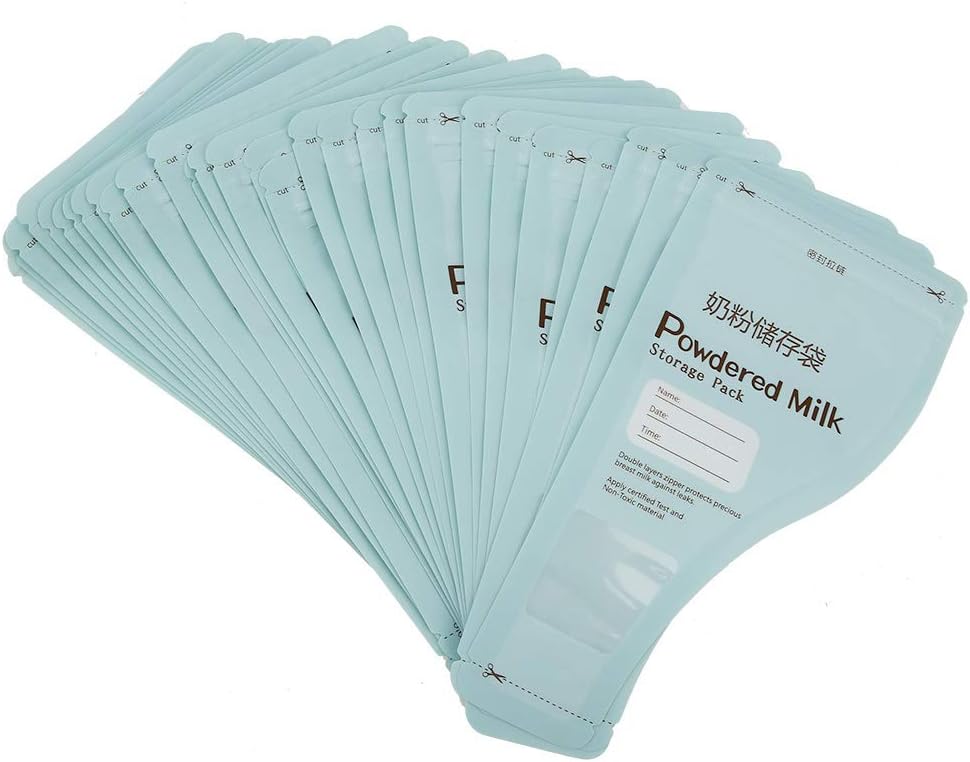 Yosoo Milk Powder Storage Bags, 30 Pcs Disposable & Portable, Double Seal Leak Proof, Pre-Measured 50g Portions, for Travel & On The Go Feeding