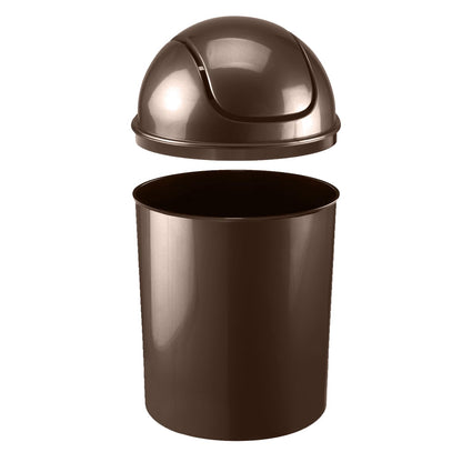 Umbra 1.25 Gallon Mini Waste Can with Removable Swing-Top Lid - Small Garbage Bin for Kitchen, Bathroom, Bedroom, Office - Compact Trash Can Fit Under Tables & Counters - Yellow