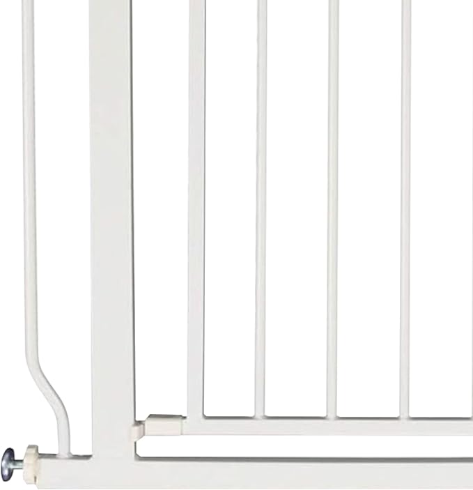 BalanceFrom 29.1-38.5" Easy Walk-Thru Baby and Pet Safety Gate with Hold-Open and Auto-Close – Adjustable Steel Barrier for Stairs, Doorways, and Hallways, No Drilling Installation