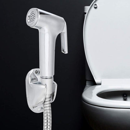 Handheld Bidet Sprayer for Toilet, High Pressure Sprayer Kit, 3Pcs/Set Electroplating Bidet Sprayer Spray Bracket Hose for Feminine Wash Baby Diaper Cloth Washer Cleaner Pet