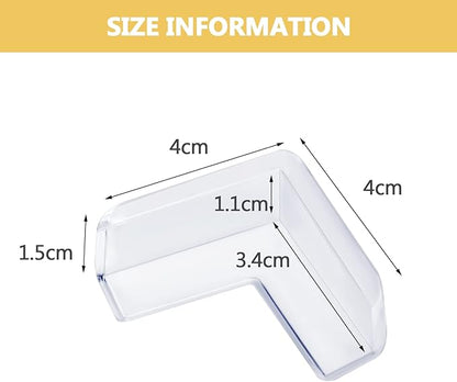 8 pack Corner Protector for Baby, Clear Corner Protectors , Furniture Corner Guard & Edge Safety Bumpers , Baby Proof Bumper , Furniture & Table Edges Furniture & Sharp Corners Baby Proofing (L Shape)