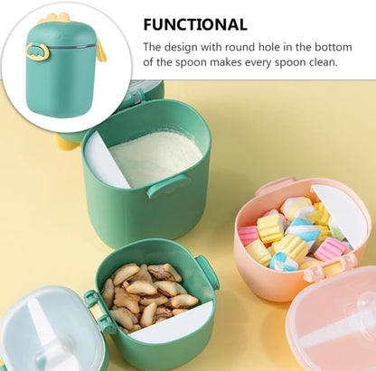 Toddmomy 2-Pack Baby Formula Dispenser with Scoop Airtight Milk Powder Storage Box for Travel Portable Baby Food Container for on-the-Go Feeding