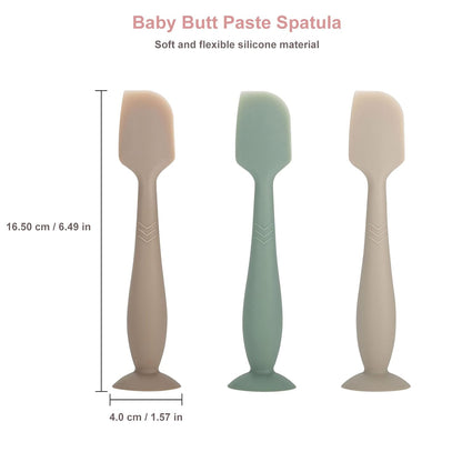 3 Pack Baby Diaper Paste Spatula, Newborn Diaper Cream Applicator, Suitable for Aquaphor & Desitin