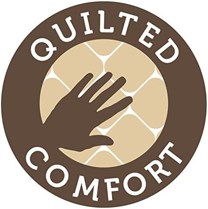 Sealy Quilted Organic Cotton Top Waterproof Toddler and Baby Crib Mattress Pad Cover Protector - 52” x 28” - Cream (Pack of 5)
