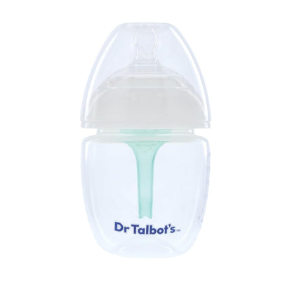 Dr. Talbot's Anti-Colic Bottles - 9 oz (2-Pack) - Baby Bottles for Newborn Babies 0+ Months - Self Sterilizing Newborn Bottles with Slow Flow Soft Flex Nipple and Advanced Venting System