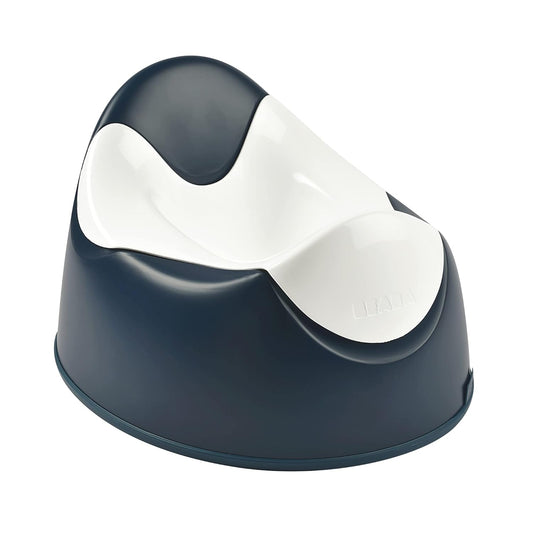 BEABA Ergonomic Training Potty, Provides Comfort and Support, Lightweight & Portable, Compact Toddler Potty (Rain)