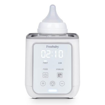 Freebaby Bottle Warmer,Fast Baby Bottle Warmer for Breast Milk & Formula, Accurate Temperature Control,Milk Warmer for All Bottles, Easy to use,24H Keep, Thawing, Sterilizing & Food Heating（Gray）