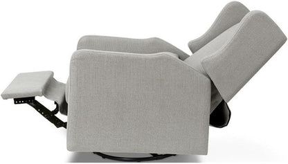 Davinci Carter's Arlo Recliner and Swivel Glider, Water Repellent & Stain Resistant, Greenguard Gold & CertiPUR-US Certified, Performance Forest Green Linen