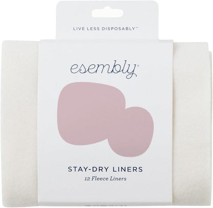 Esembly Tossers – Disposable Bamboo from Viscose Diaper Liners for Cloth Diapers – Earth-Friendly, Fragrance-Free, Chlorine-Free – One Size, 200 Liners (2-Pack of 100-Liner Rolls)