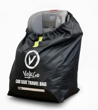 V VOLKGO Car Seat Travel Bag For Airplane with Padded Backpack Shoulder Straps, Gate Check Bag, Car Seat Bags for Air Travel Carseat Travel Cover, Carseat Travel Bag Cover for Airplane Travel