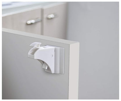 Child Safety Magnetic Cabinet Locks(20 Locks + 3 Keys), Baby Proof, No Tools Or Screws Needed - Norjews
