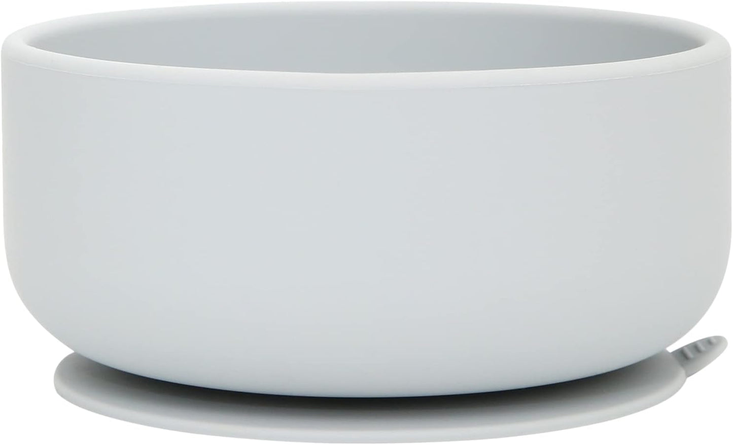 dollop Silicone Suction Bowl | BPA Free | Dishwasher & Microwave Safe (Slate Blue)