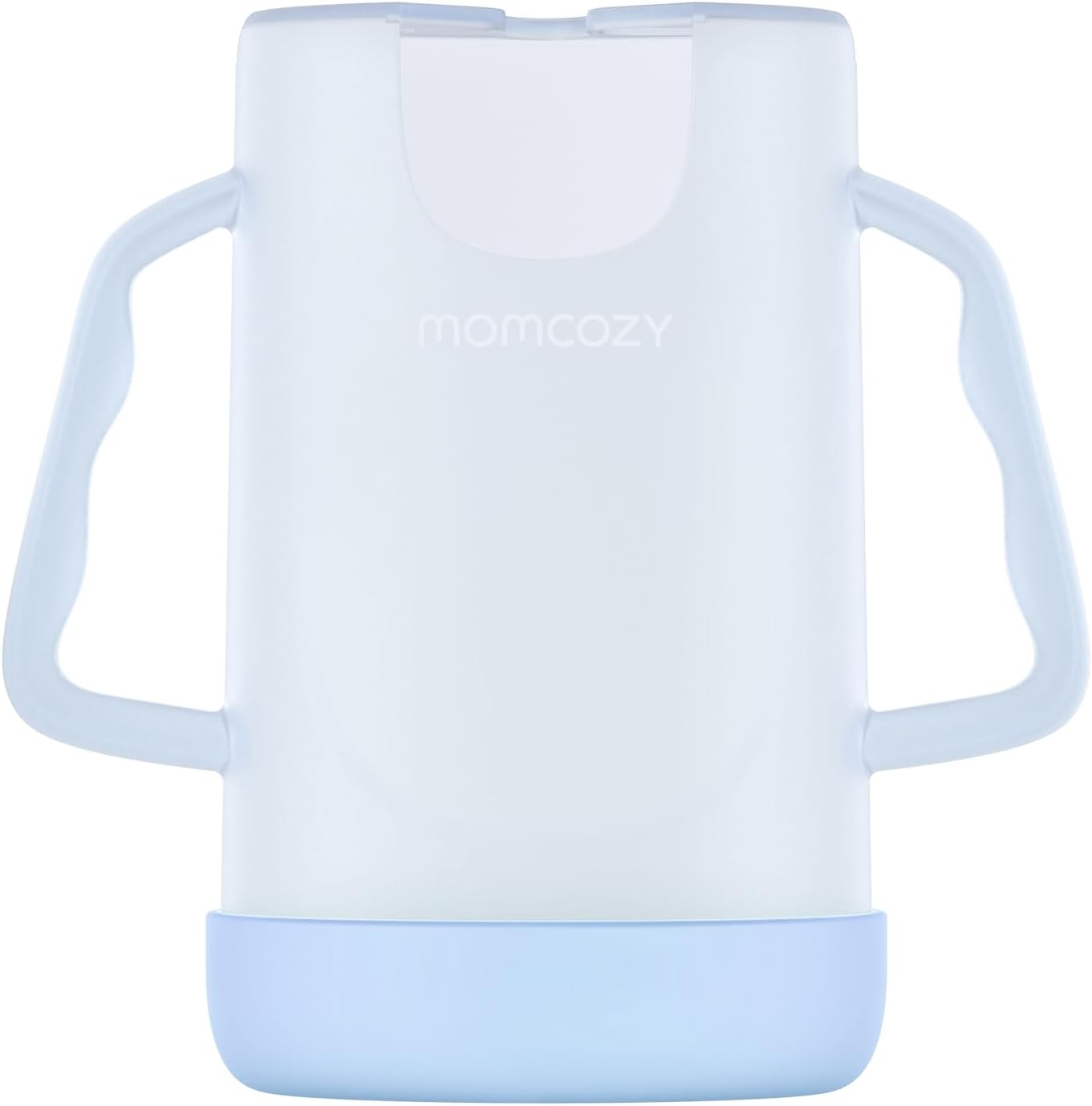 Momcozy Baby Pouch Holder No Squeeze, Baby Food & Juice Box Holder, Mess-Free, Easy Grip for Self-Feeding, BPA-Free & DEHP-Free, Must-Have for Babies, Green