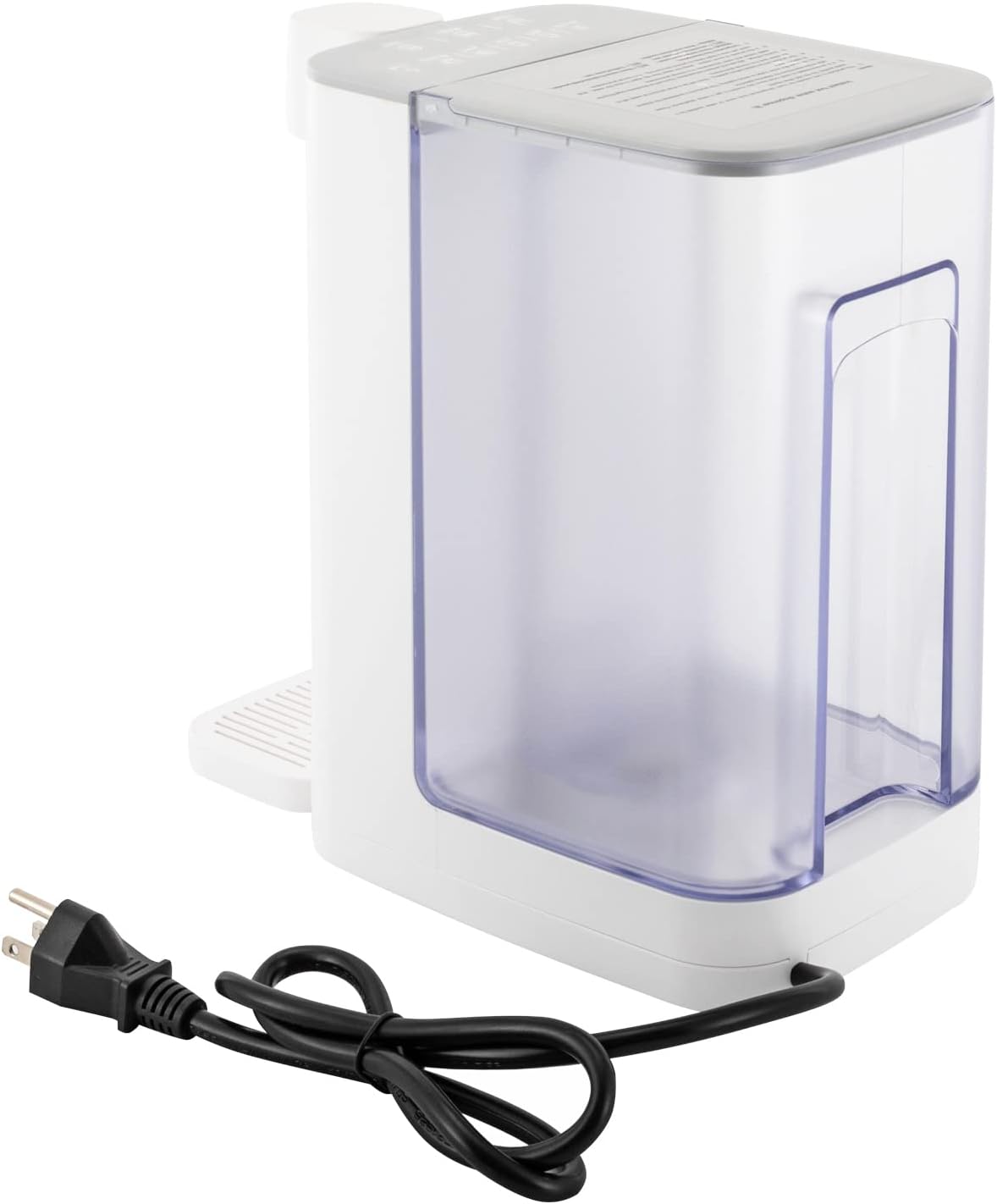 Instant Hot Water Dispenser 3L/102 OzCountertop Water Boiler & Warmer for Tea, Coffee and Baby Formula, Adjustable 5 Temperatures & 2 Water Outputs (White)