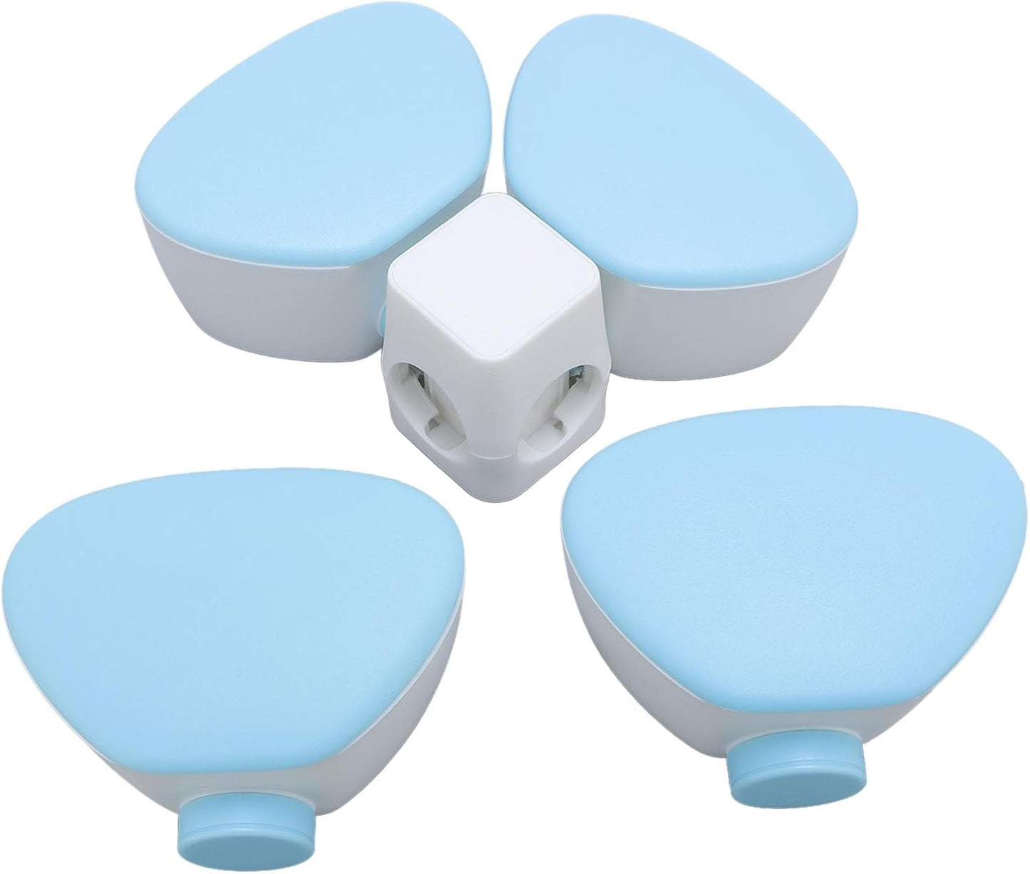 Baby Formula Dispenser Portable 4 180ml Compartments Milk Powder Dispenser Container Non Spill Strong Seal Milk Powder Snack Container (Colorful)