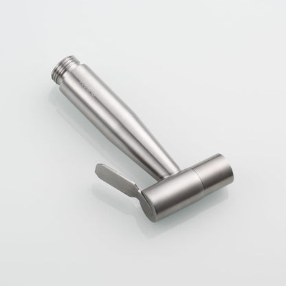 Tecmolog Hand Held Bidet Sprayer Stainless Steel Shattaf for Toilet, Brushed Nickel Bidet Sprayer Head Only, WS024