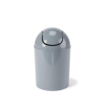 Umbra 1.25 Gallon Mini Waste Can with Removable Swing-Top Lid - Small Garbage Bin for Kitchen, Bathroom, Bedroom, Office - Compact Trash Can Fit Under Tables & Counters - Yellow