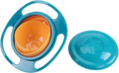 Berry President Baby Bowls with Suction Base, Spill-Proof Lid, Temperature-Sensing Spoon, Binaural Design Bowl for Babies Kids children Toddlers, First Stage Self Feeding (Pack of 3)