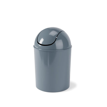 Umbra 1.25 Gallon Mini Waste Can with Removable Swing-Top Lid - Small Garbage Bin for Kitchen, Bathroom, Bedroom, Office - Compact Trash Can Fit Under Tables & Counters - Yellow